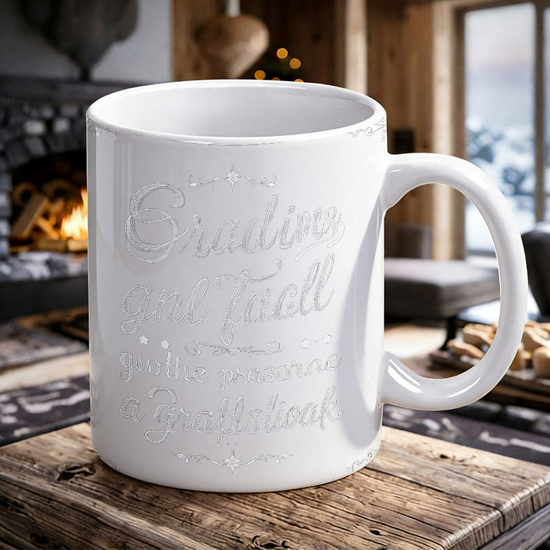 Coffee Tea Font - Trendy and stylish decorative font ceramic