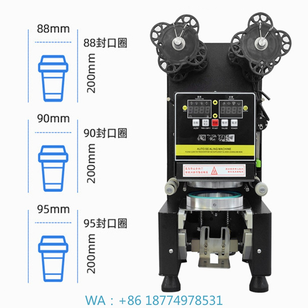 Coffee Tea With Milk - 88/90/95 PP/PE/Paper Automatic Bubble Sealing Machines