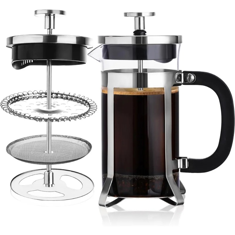 French Press Glass - French Coffee Machine Coffee Press Filter
