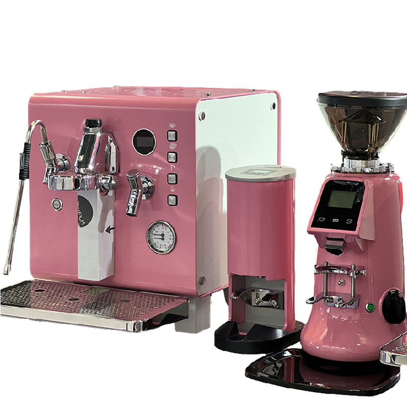 Coffee & Tea Restaurant - Coffee Machine Professional Pink Semi-Auto Espresso