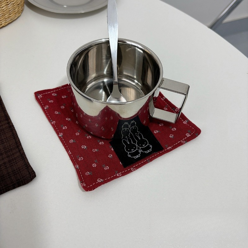 Hot Cute Miffy Series Cloth Co - Coffee Tea Hot ulasan dan harga