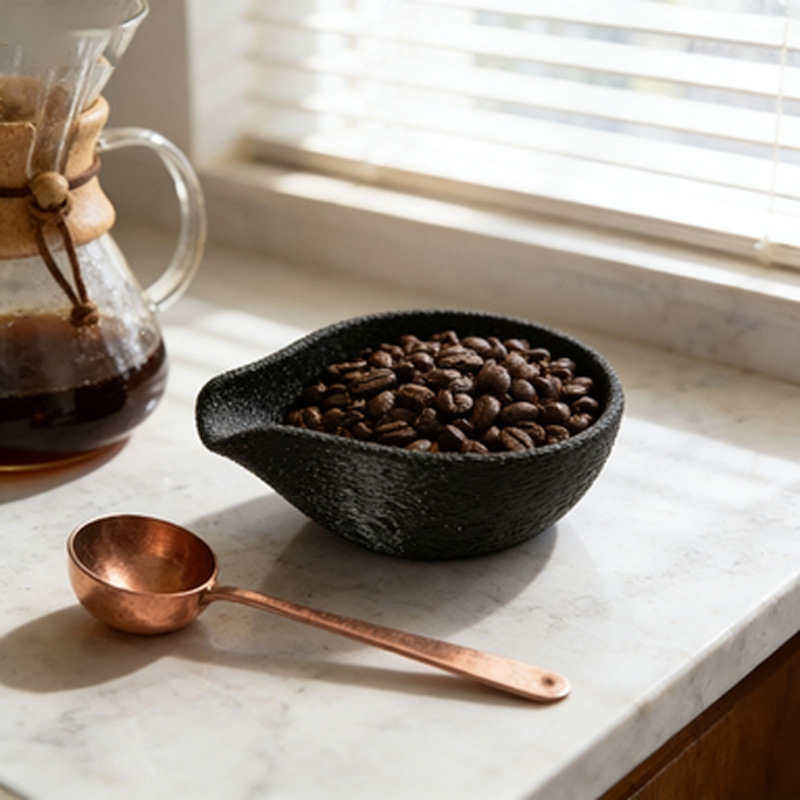 1pc Coffee Bean Dosing Cup & T - Coffee Bean And Tea Leaf ulasan dan harga