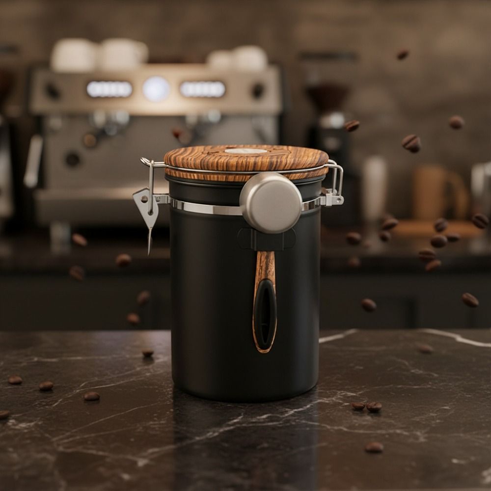 304 Stainless Steel Coffee Bea - Coffee Bean And Tea Leaf ulasan dan harga