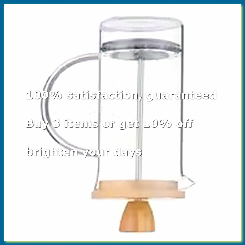 Coffee French Press Pot with F - French Press Glass ulasan dan harga