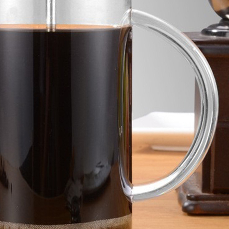 Coffee French Press Pot with F - French Press Glass ulasan dan harga