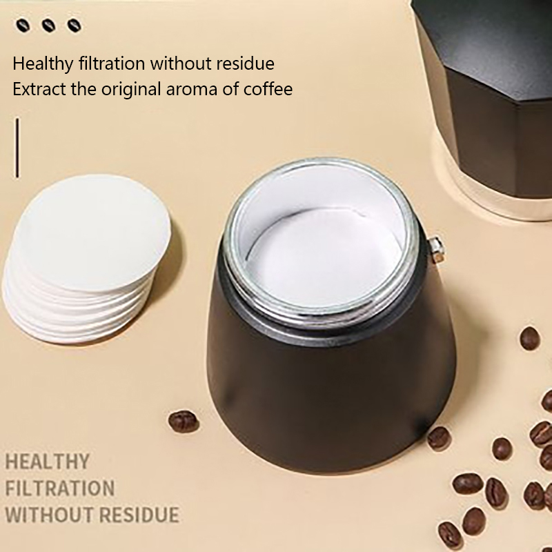 100Pcs Round Coffee Filter Pap - Coffee Dripper V60 ulasan dan harga