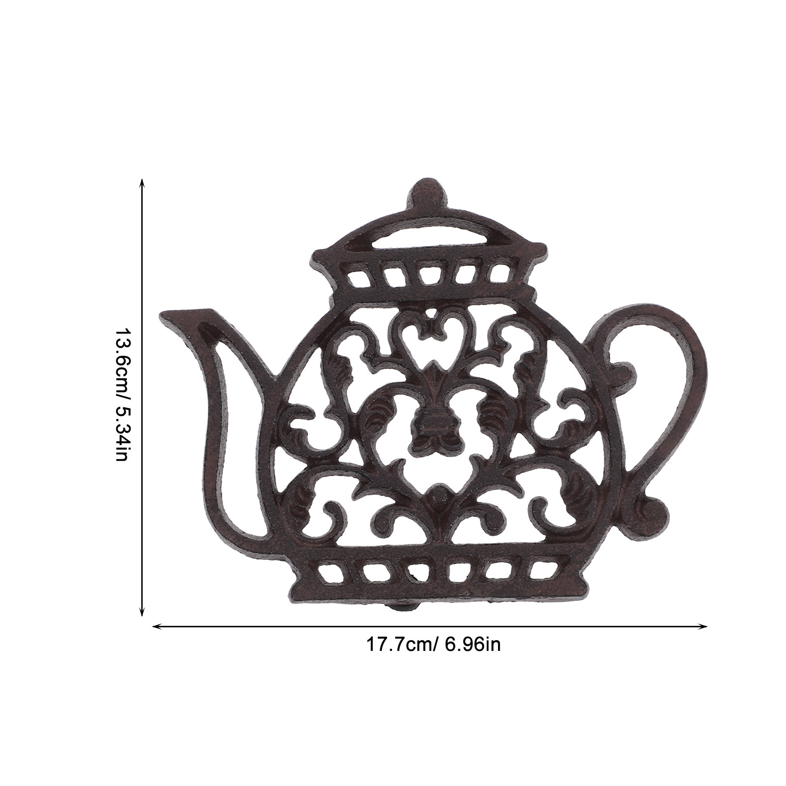 Teapot Shaped Cast Iron Trivet - Cast Iron Teapot ulasan dan harga