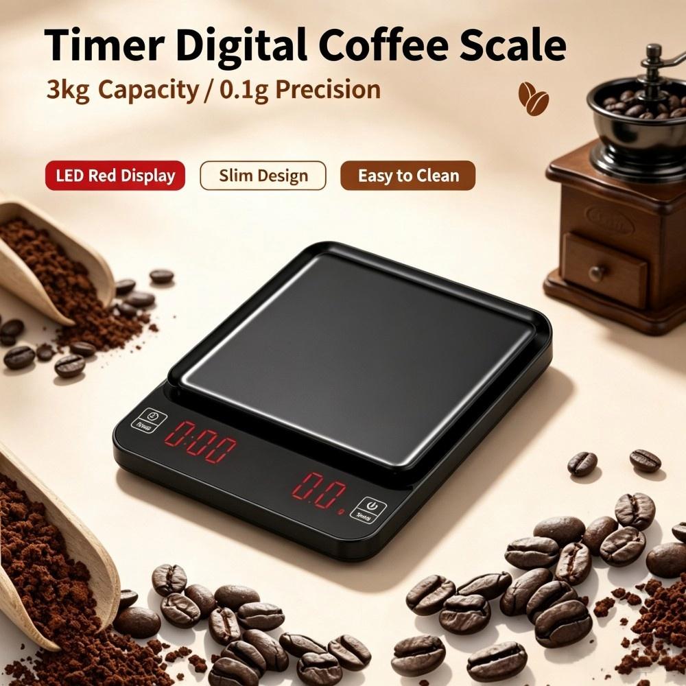 3kg/0.1g High Precision Digita - Coffee & Tea Restaurant ulasan dan harga