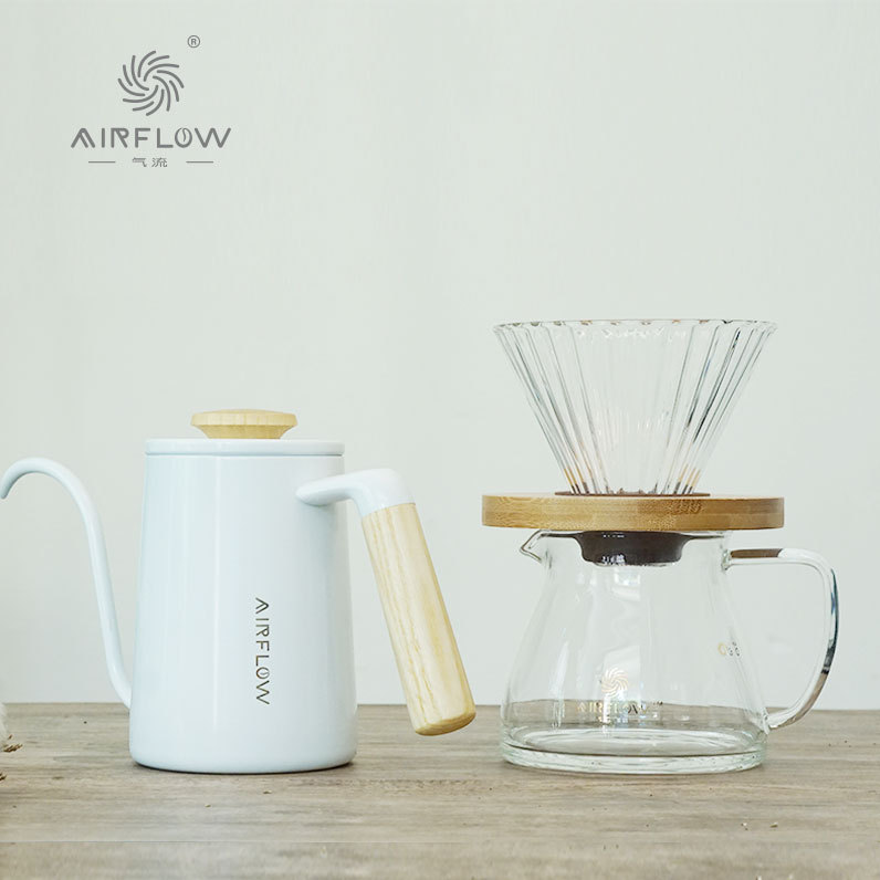 Pour Over Coffee Set With Wood - Coffee Dripper V60 ulasan dan harga