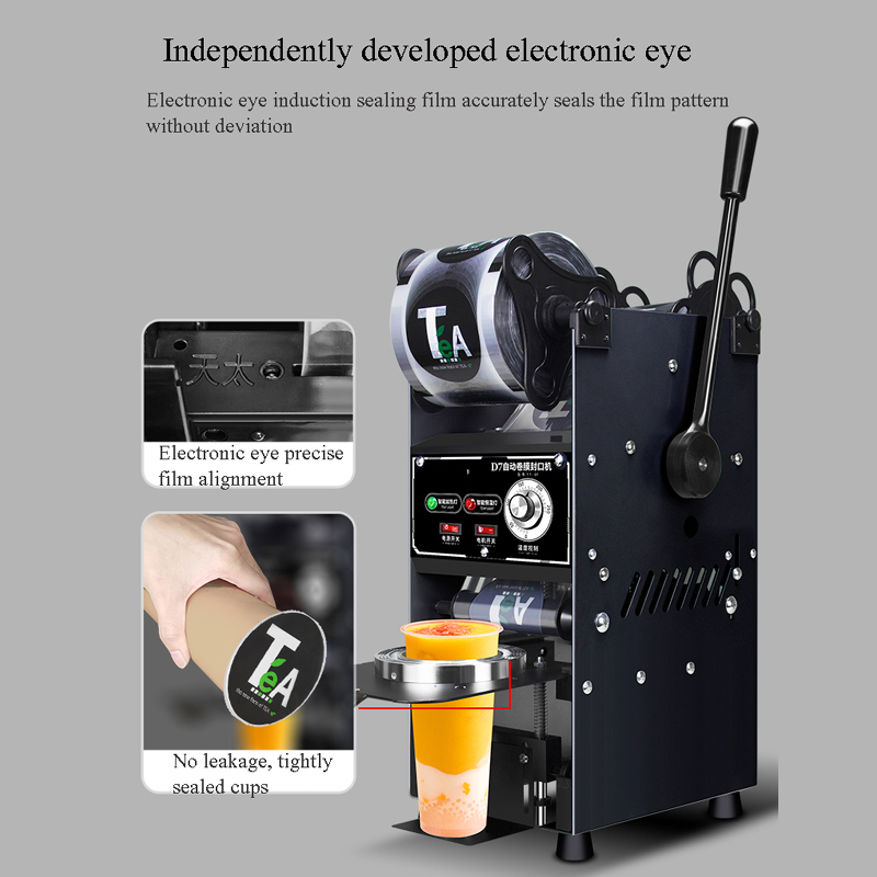 Automatic Cup sealing machine  - Coffee Tea With Milk ulasan dan harga