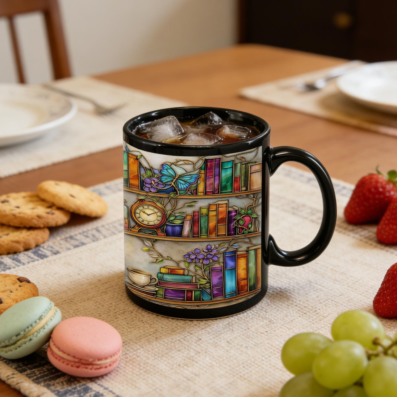 Mug For Coffee Cat Theme Heat- - Coffee Tea Library ulasan dan harga