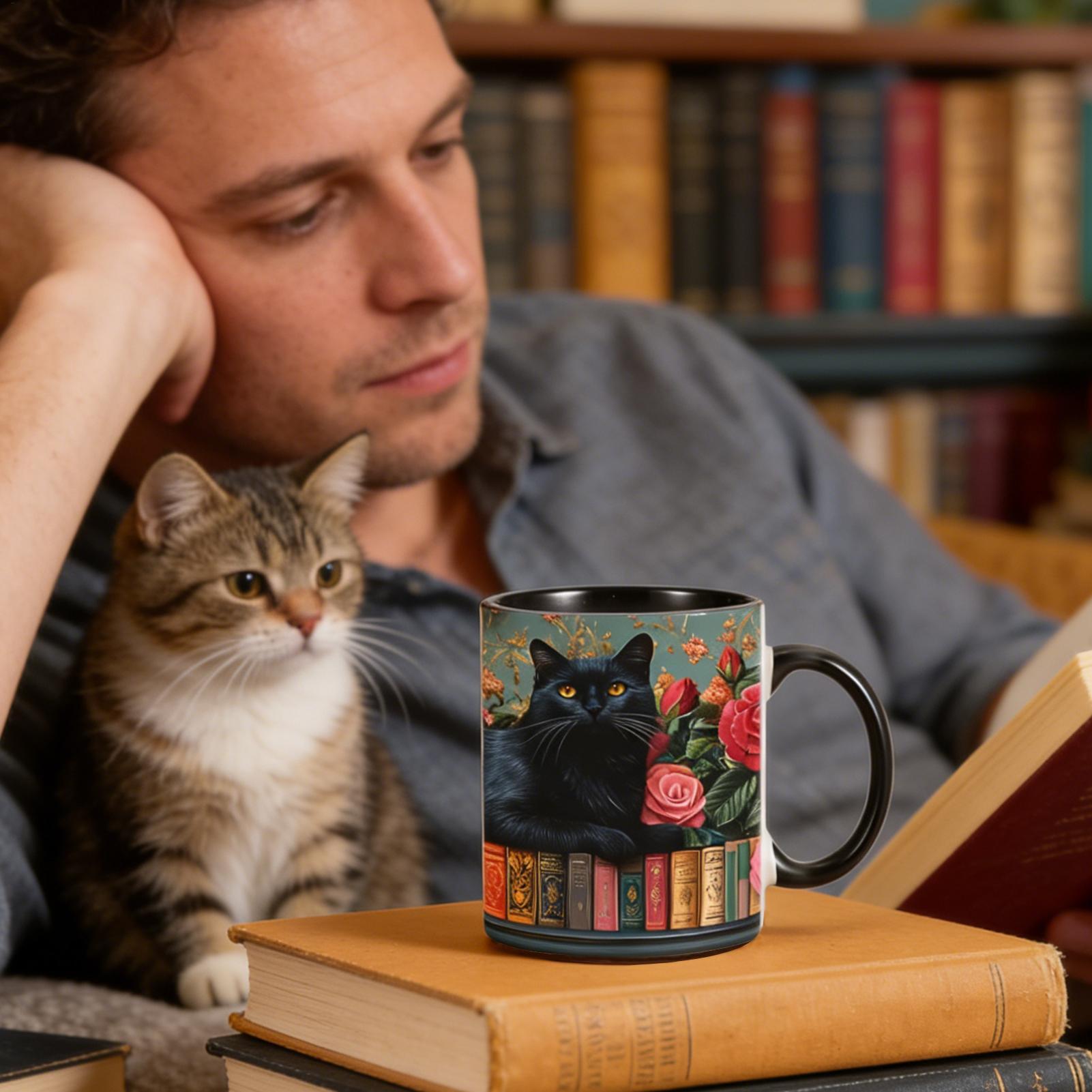 Mug For Coffee Cat Theme Heat- - Coffee Tea Library ulasan dan harga