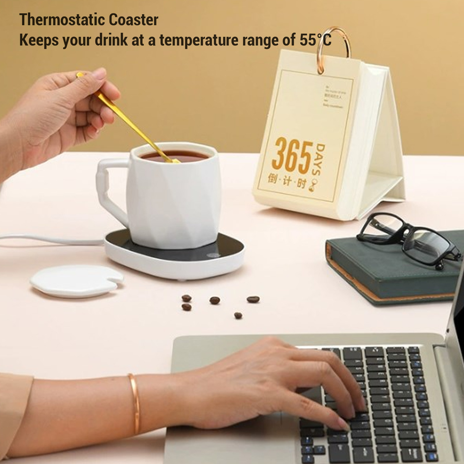 Mug Warmer 16W Low Power 55℃ C - Coffee Tea Warmer ulasan dan harga