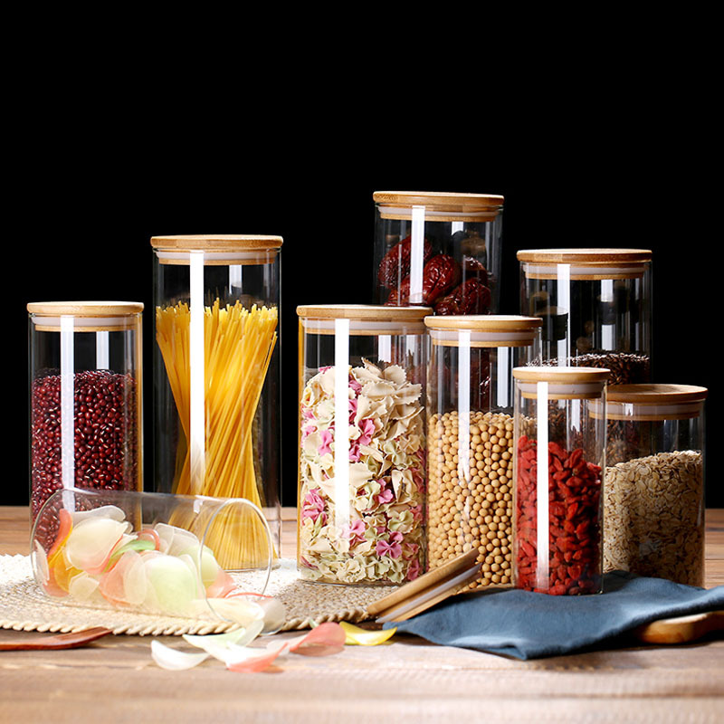 Glass Food Storage Jars with A - Coffee Bean And Tea Leaf ulasan dan harga
