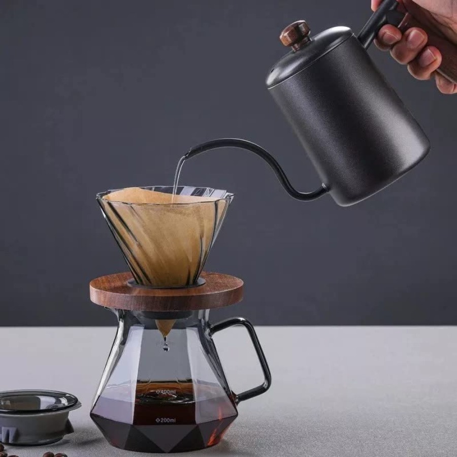 Cafecito Pour Over Coffee Make - Coffee Dripper V60 ulasan dan harga