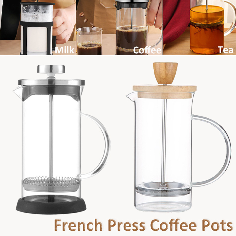 350-1000ml French Press Coffee - French Press Glass ulasan dan harga