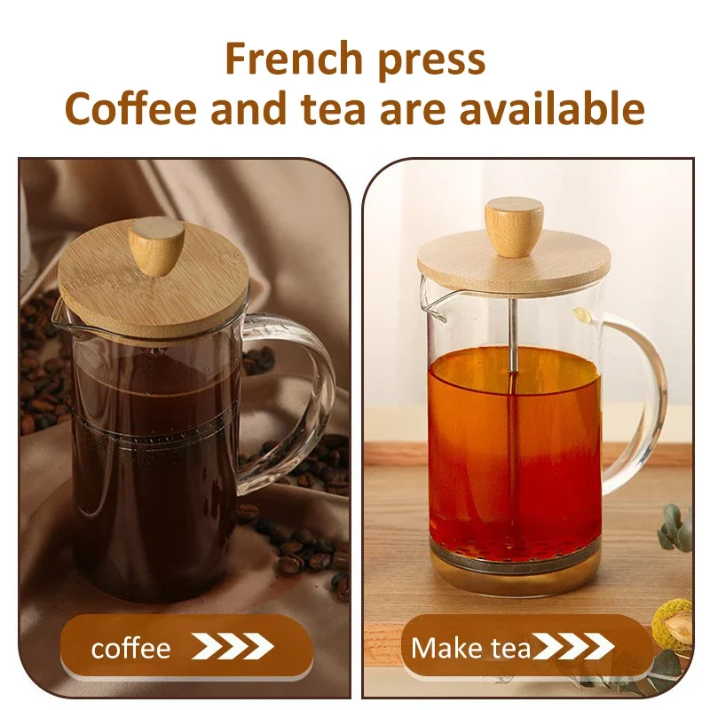 350-1000ml French Press Coffee - French Press Glass ulasan dan harga