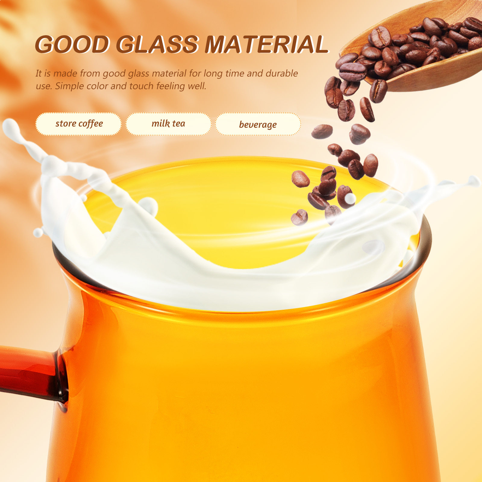 1Set Glass Coffee Cup and Sauc - Coffee Tea Hot ulasan dan harga