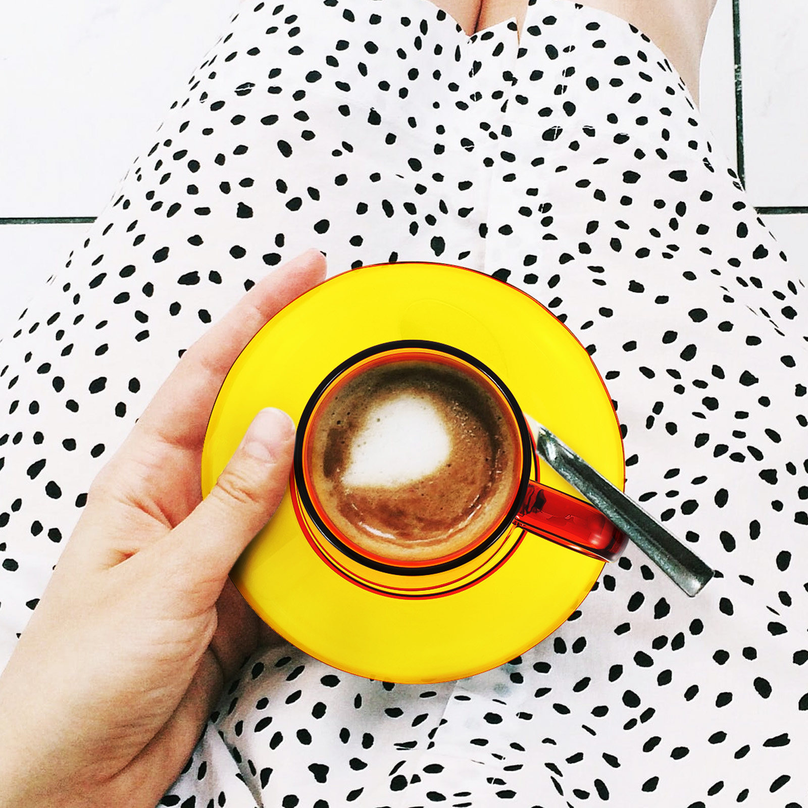 1Set Glass Coffee Cup and Sauc - Coffee Tea Hot ulasan dan harga