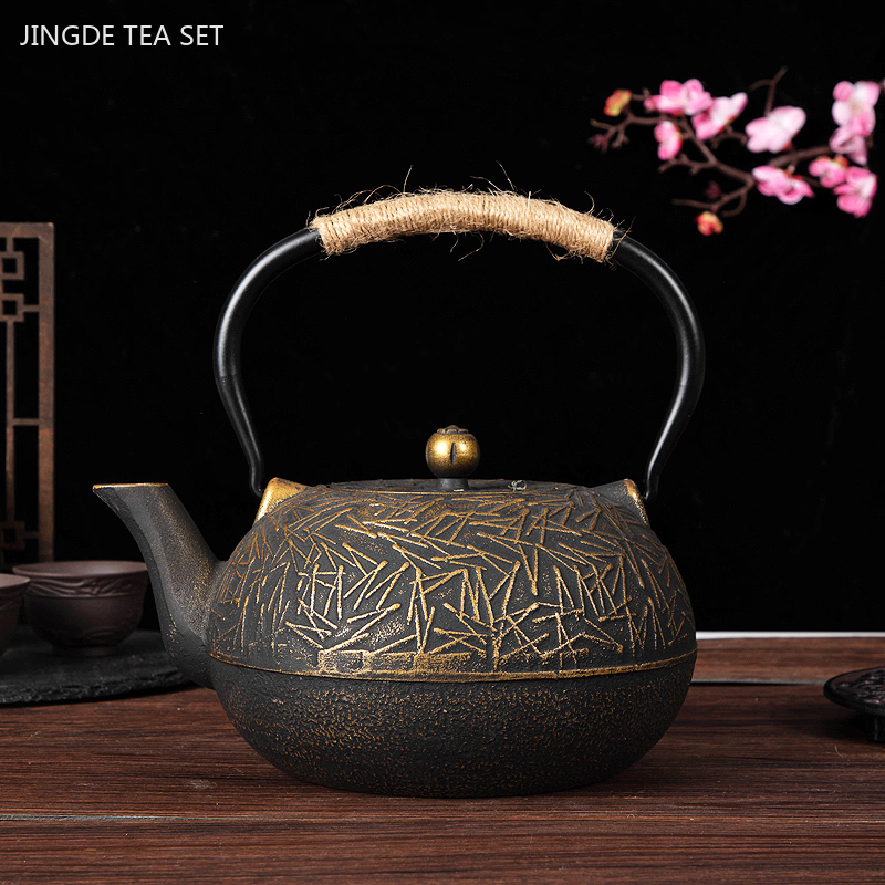 900ml Customized Cast Iron Tea - Cast Iron Teapot ulasan dan harga