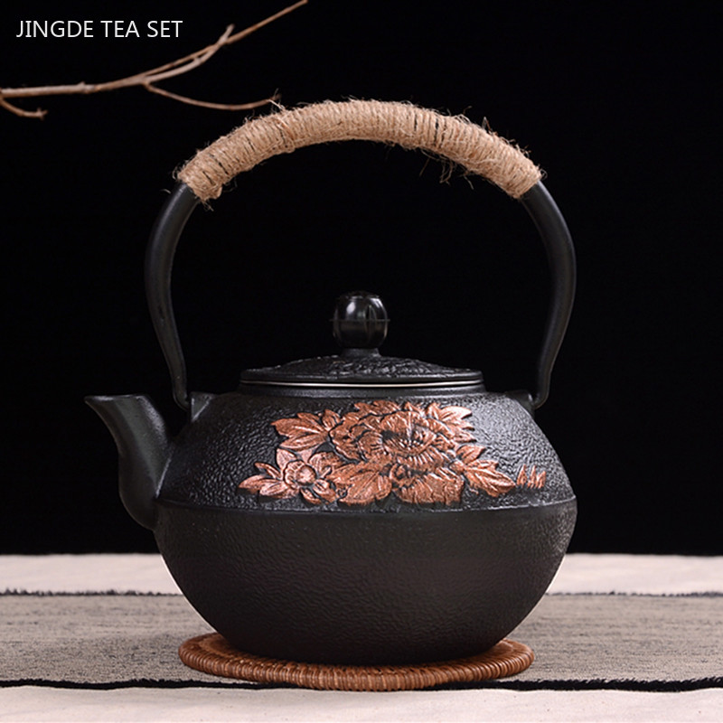 900ml Customized Cast Iron Tea - Cast Iron Teapot ulasan dan harga