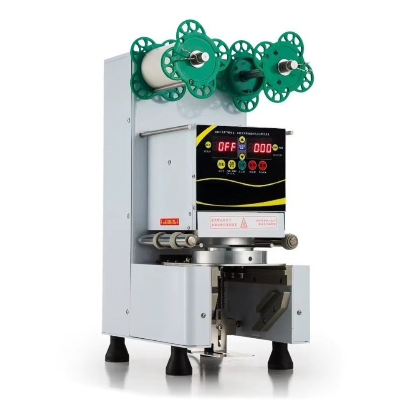 Automatic Plastic Cup Sealing  - Coffee Tea With Milk ulasan dan harga