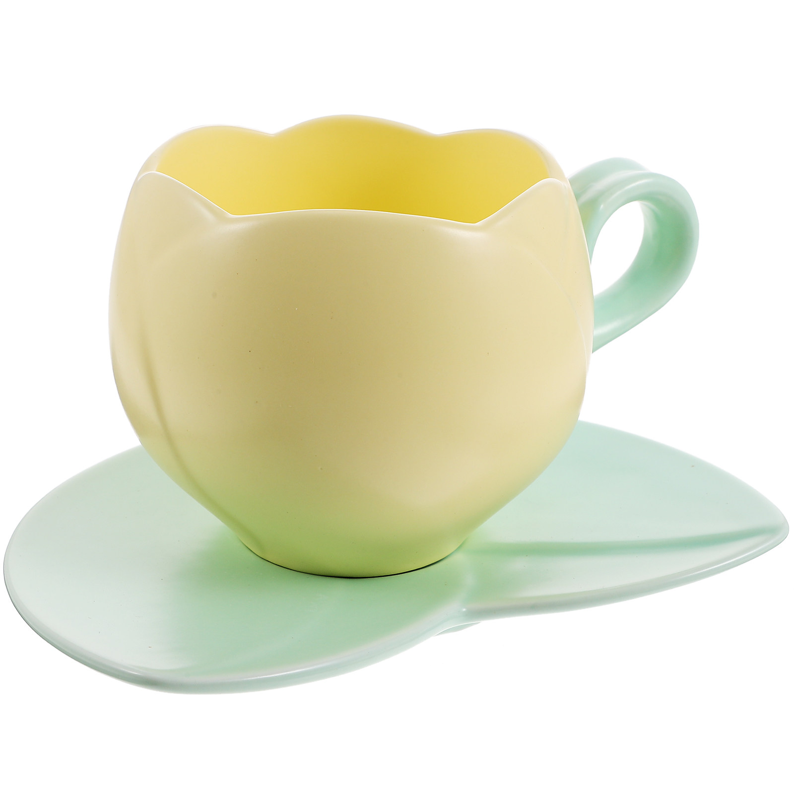 1Set Ceramic Coffee Cup with S - Coffee Tea Hot ulasan dan harga