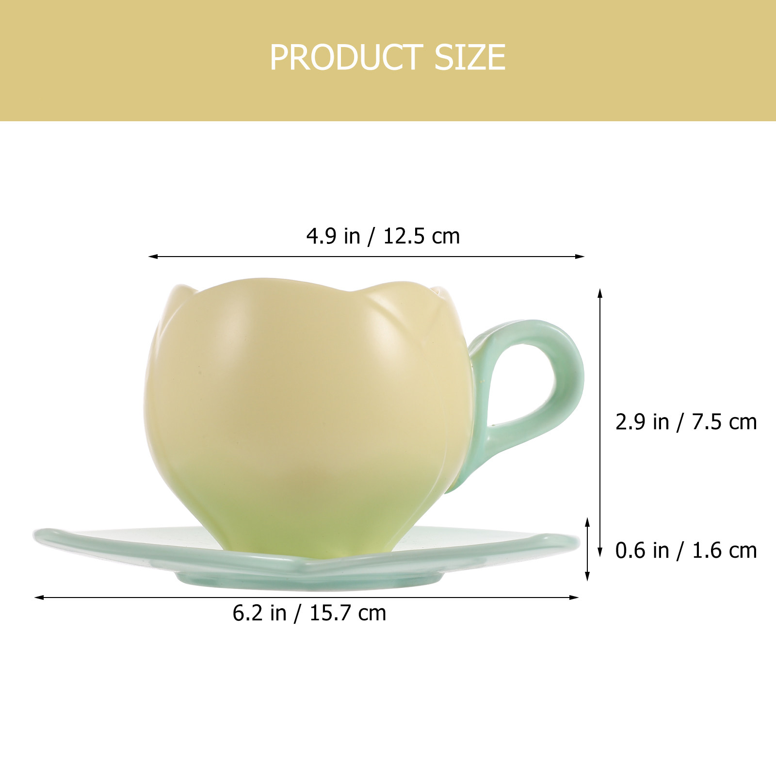 1Set Ceramic Coffee Cup with S - Coffee Tea Hot ulasan dan harga