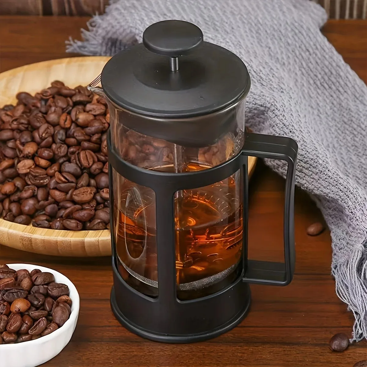 Coffee French Press Pot With F - French Press Glass ulasan dan harga