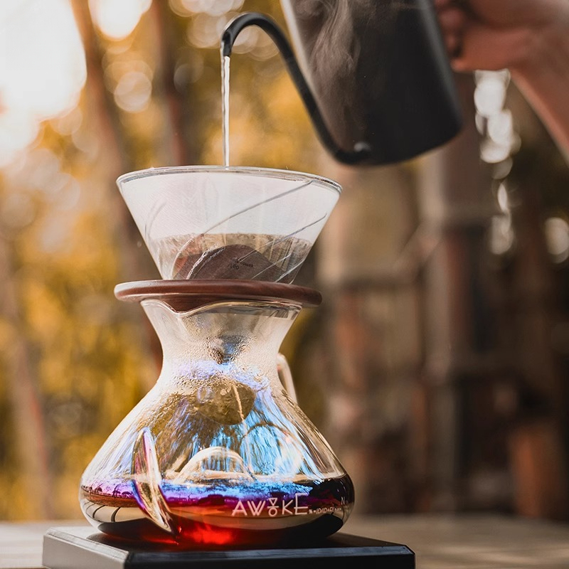 Pour Over Coffee Maker Glass C - Coffee Dripper V60 ulasan dan harga