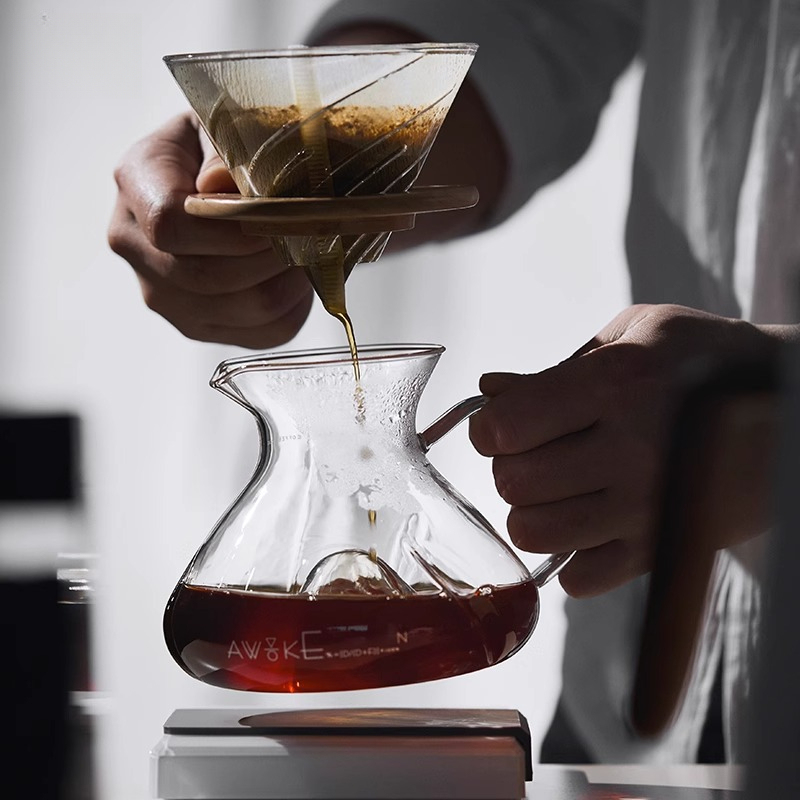 Pour Over Coffee Maker Glass C - Coffee Dripper V60 ulasan dan harga