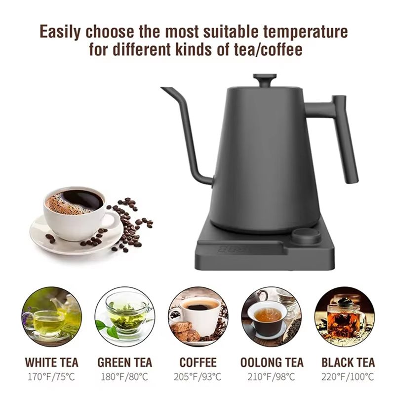 ABKL-Gooseneck Electric Kettle - Coffee Tea Uk ulasan dan harga