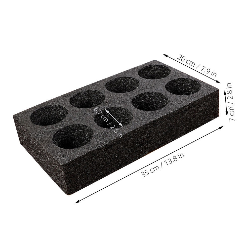 4Pcs 8-Hole Beverage Cup Tray  - Coffee Tea With Milk ulasan dan harga