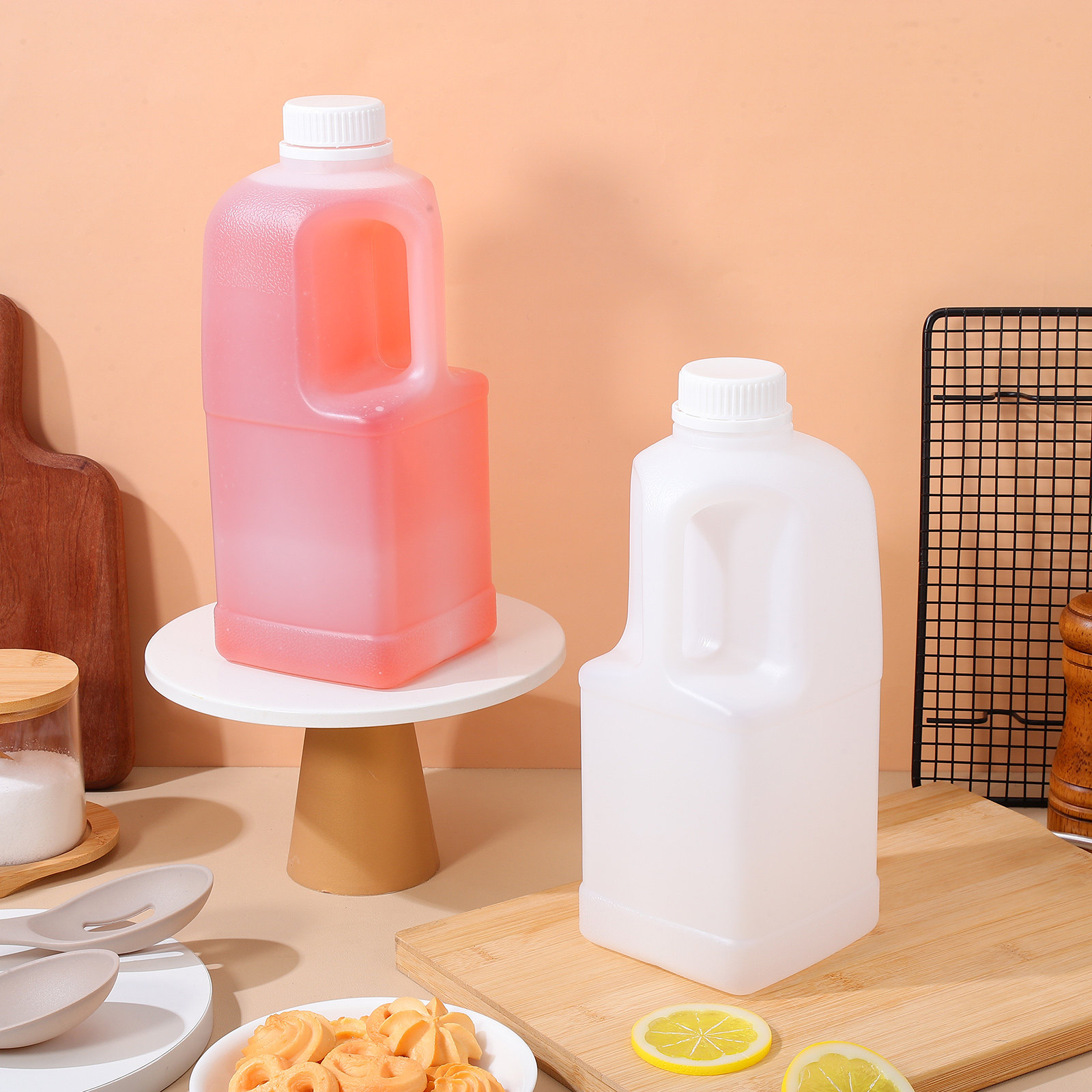 3Pcs Large Capacity 2 Gallon W - Coffee Tea With Milk ulasan dan harga