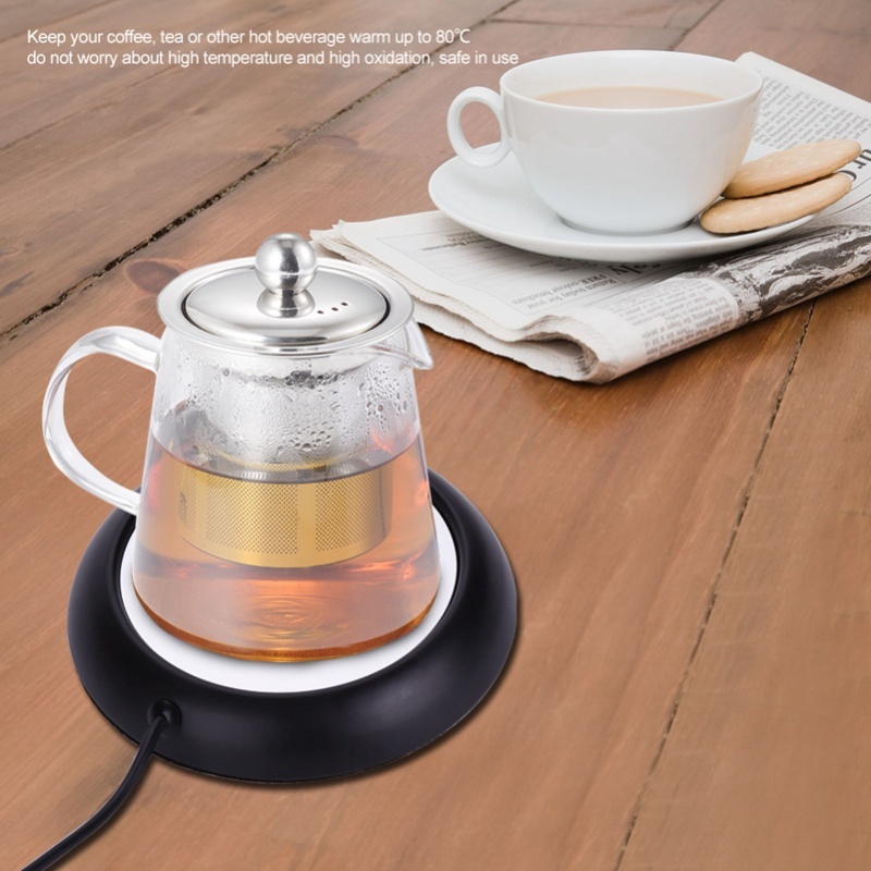 Heat Beverage USB Wood Grain C - Coffee Tea Warmer ulasan dan harga