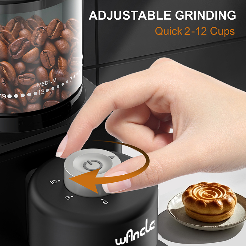 Coffee Grinder Automatic Elect - French Press Glass ulasan dan harga
