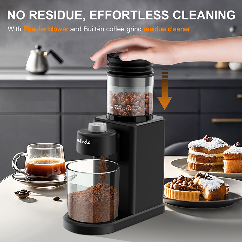 Coffee Grinder Automatic Elect - French Press Glass ulasan dan harga