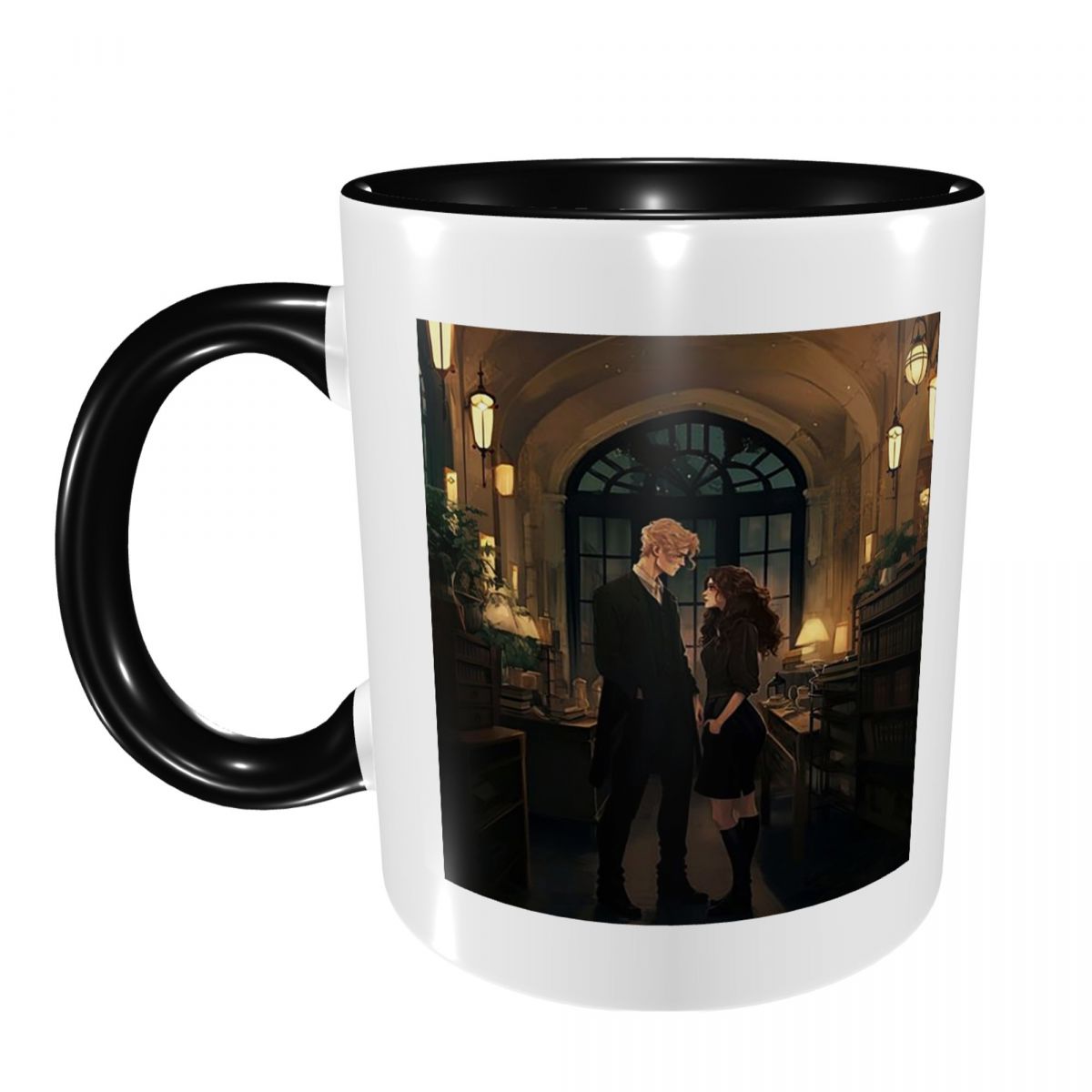 Dramione At The Library Mug Fu - Coffee Tea Library ulasan dan harga