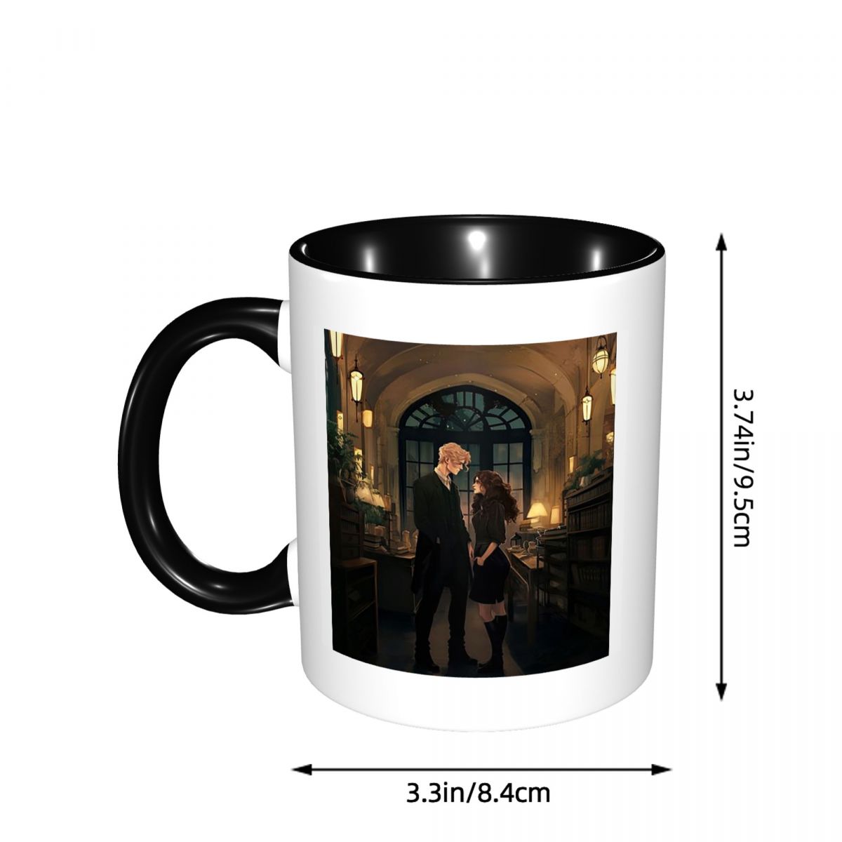 Dramione At The Library Mug Fu - Coffee Tea Library ulasan dan harga