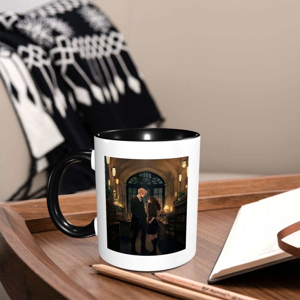 Dramione At The Library Mug Fu - Coffee Tea Library ulasan dan harga