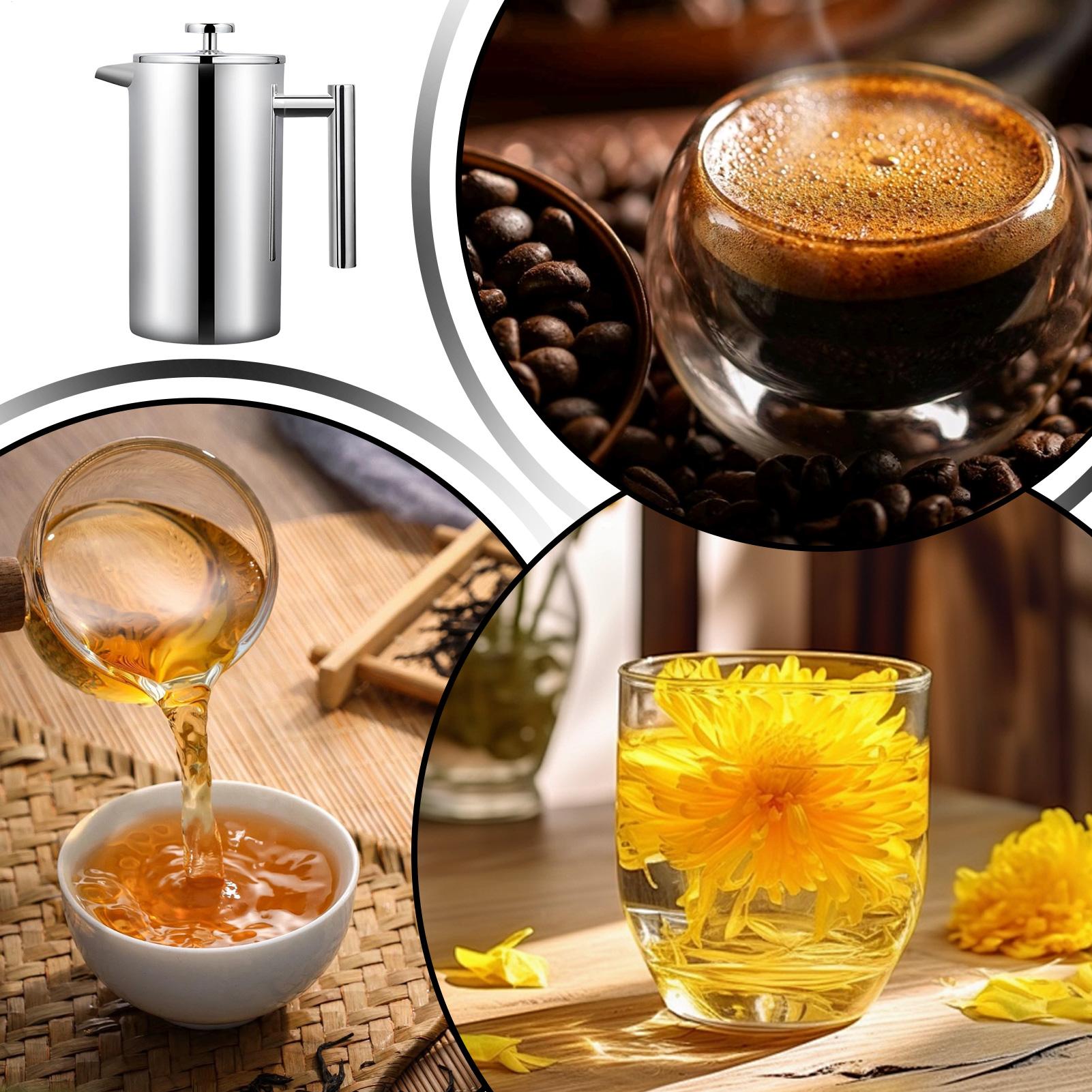 Coffee Maker Press Pot Non-Sli - Coffee Tea Brew ulasan dan harga