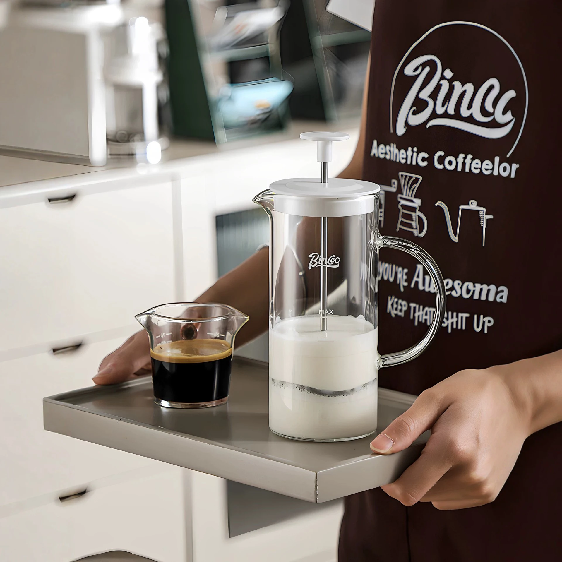 550ml Coffee French Press Pot  - French Press Glass ulasan dan harga