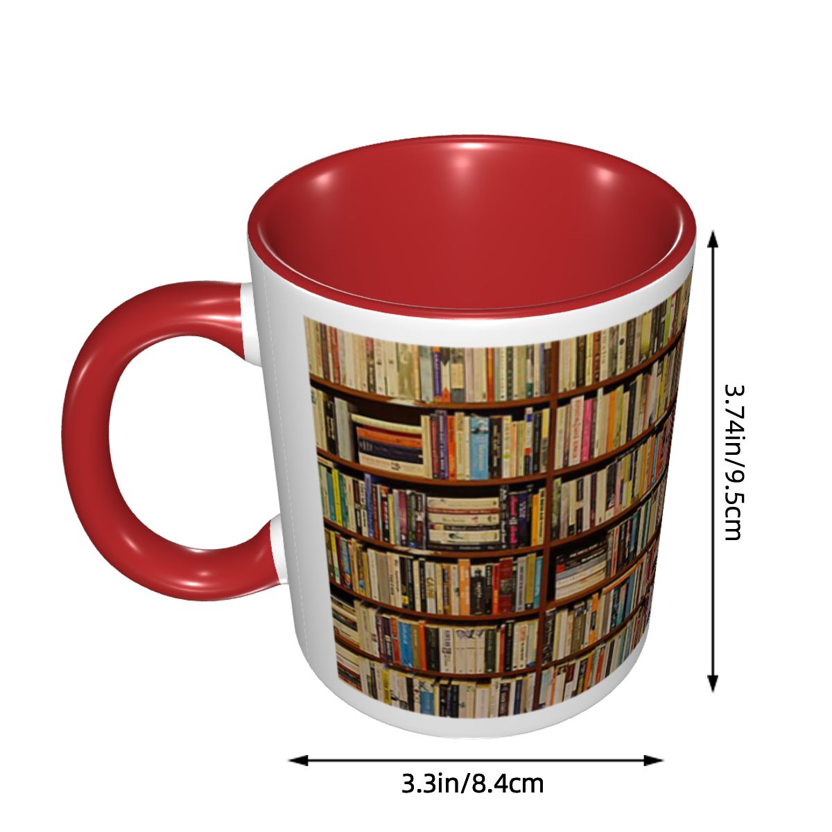 Education Library Book Mug Fun - Coffee Tea Library ulasan dan harga