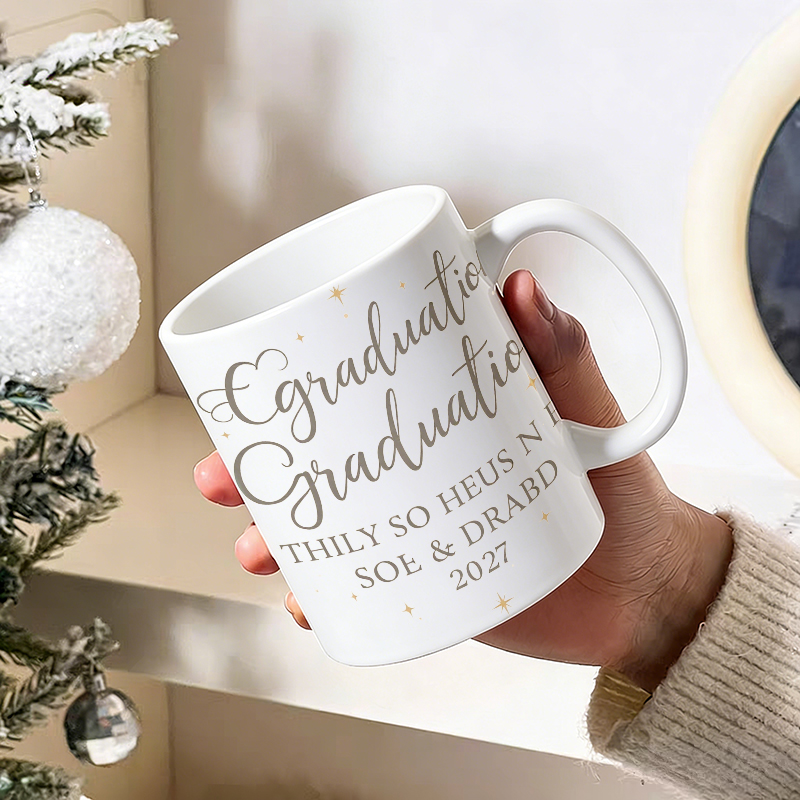 Gilded Font & Star Ceramic Mug - Coffee Tea Font ulasan dan harga