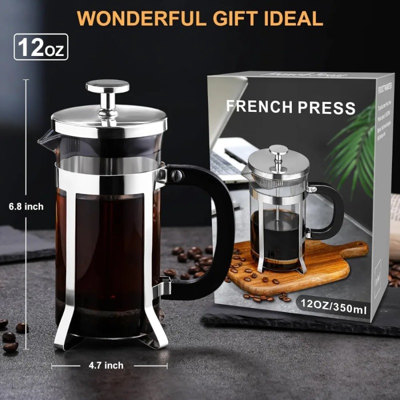 French Coffee Machine Coffee P - French Press Glass ulasan dan harga