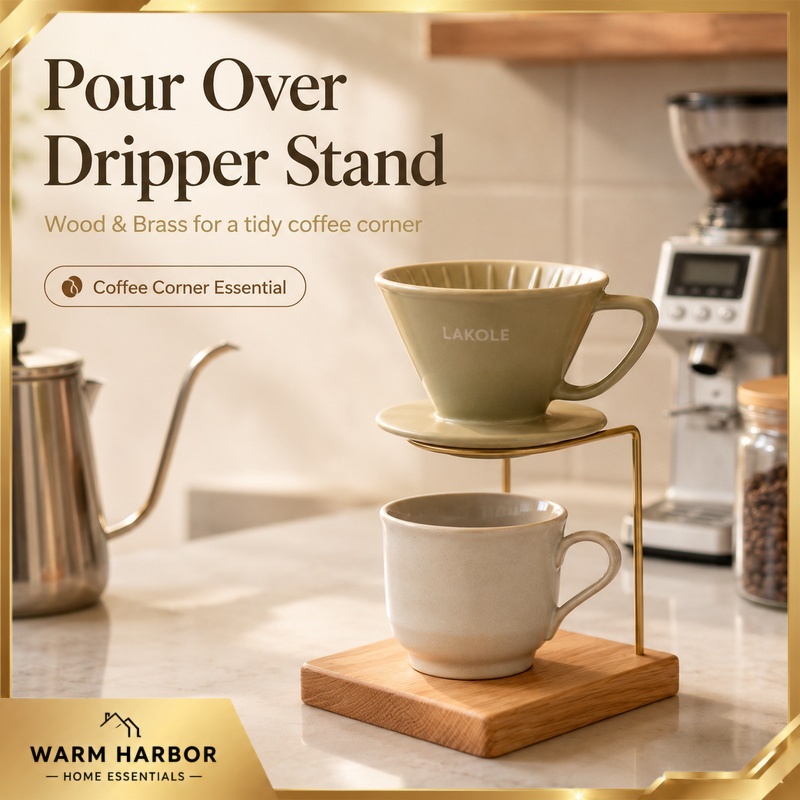 Wood Brass Pour Over Coffee St - Coffee Dripper V60 ulasan dan harga