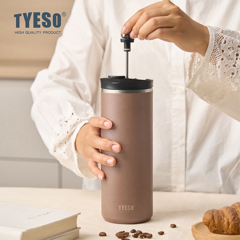 TYESO 600ML Outdoor Handmade C - French Press Glass ulasan dan harga