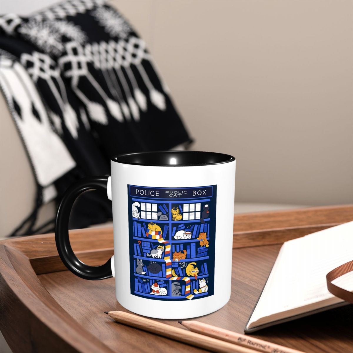 Library Box Who Mug Funny Cera - Coffee Tea Library ulasan dan harga