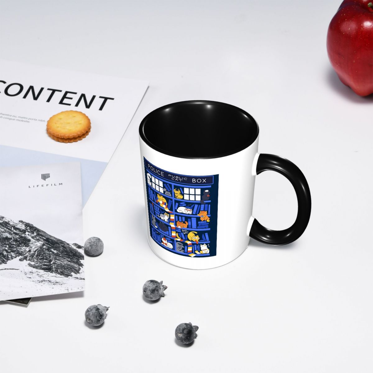 Library Box Who Mug Funny Cera - Coffee Tea Library ulasan dan harga