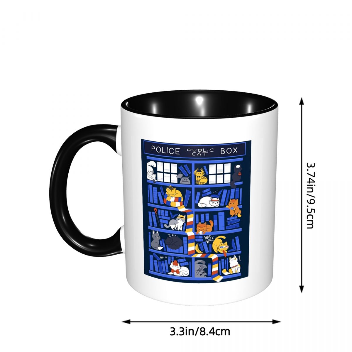 Library Box Who Mug Funny Cera - Coffee Tea Library ulasan dan harga
